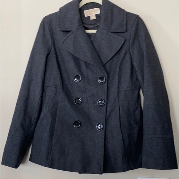 Michael Kors Women’s Wool Blend Gray Peacoat S - Picture 1 of 9